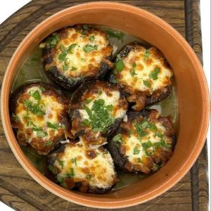 Запеченные шампиньоны с Дор-Блю