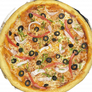 Пицца с кальмаром и томатами 30см