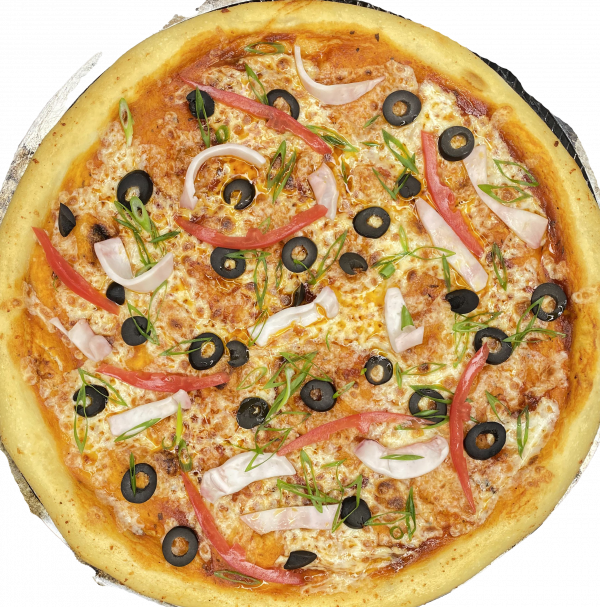 Пицца с кальмаром и томатами 30см